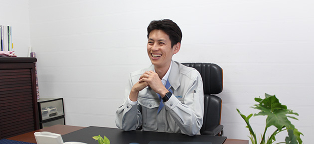 代表取締役山川社長のインタビュー
