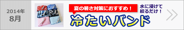 夏の暑さ対策におすすめ！冷たいバンド