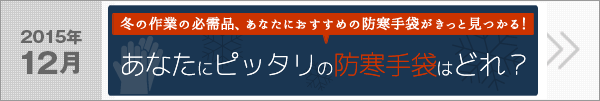 あなたにピッタリの防寒手袋はどれ？