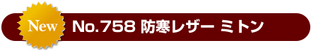 防寒レザーミトン