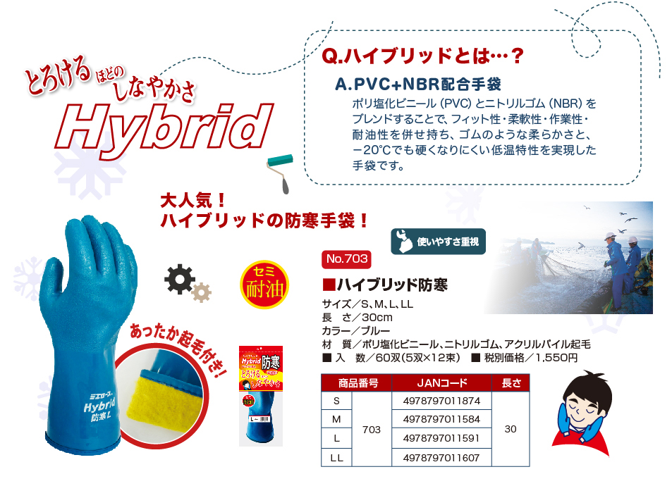 ハイブリッド防寒
